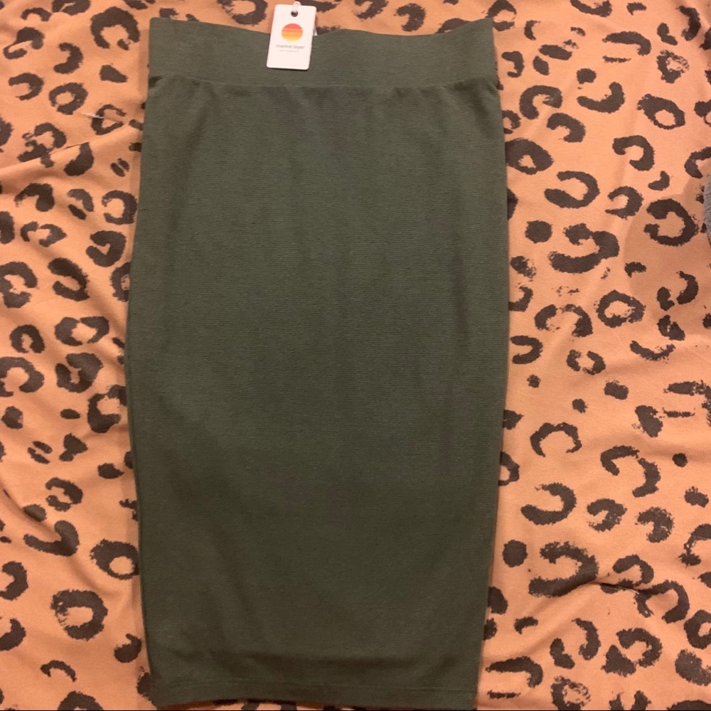 NWT Marine Layer Jasmine pencil skirt Micro Modal - Picture 2 of 6